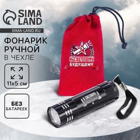 Фонарик ручной в чехле «К светлому будущему», 11×5 см, без батареек