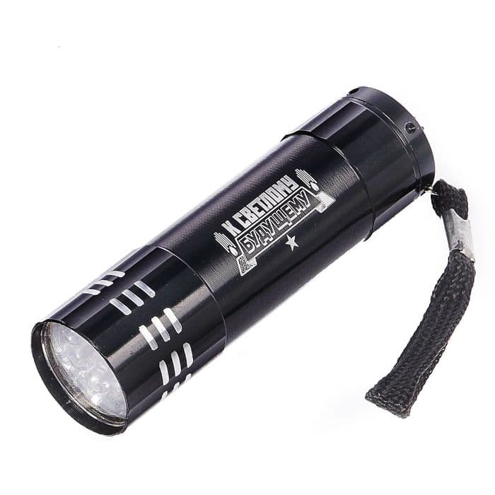 Фонарик ручной в чехле «К светлому будущему», 11×5 см, без батареек