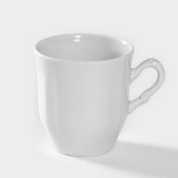 Кружка Добрушский завод «Школьная. Бельё», 250 мл, фарфор, белая