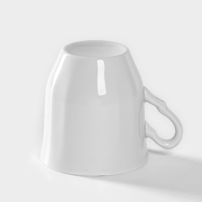 Кружка Добрушский завод «Школьная. Бельё», 250 мл, фарфор, белая