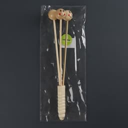 Массажёр антицеллюлитный, 32.5×7 см, 3 шара, деревянный