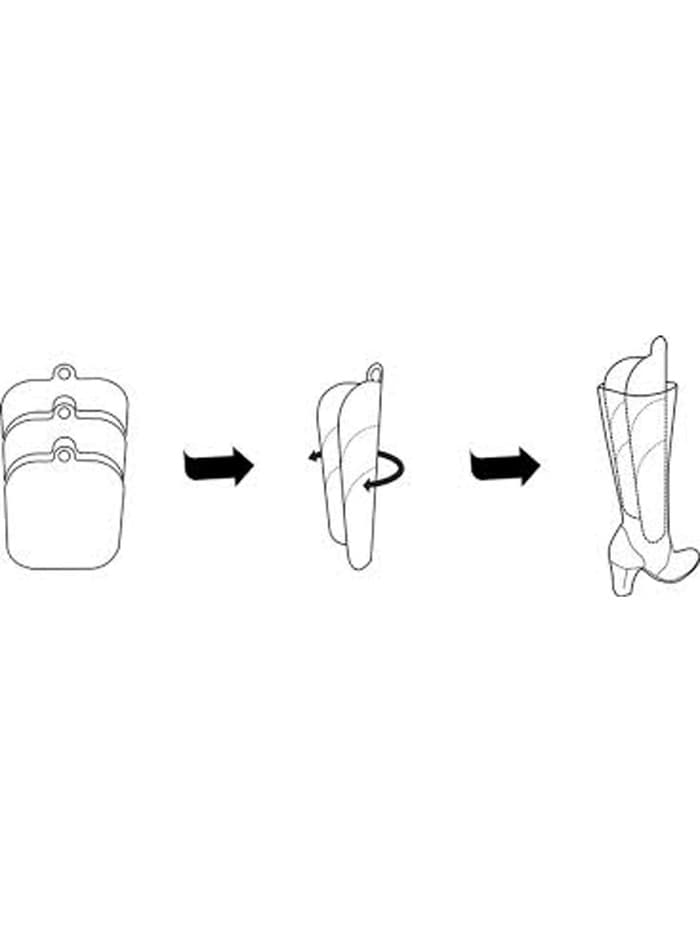 Формодержатель для обуви 40×28×0.2, чёрный