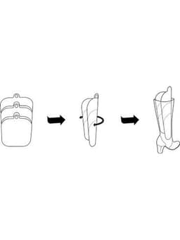Формодержатель для обуви 40×28×0.2, чёрный