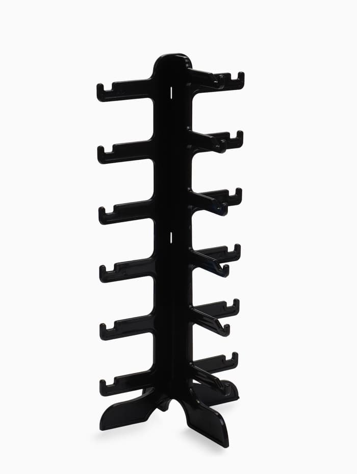 Подставка под очки 6 мест, 16×14.5×35.5 см, чёрная