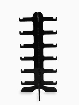 Подставка под очки 6 мест, 16×14.5×35.5 см, чёрная