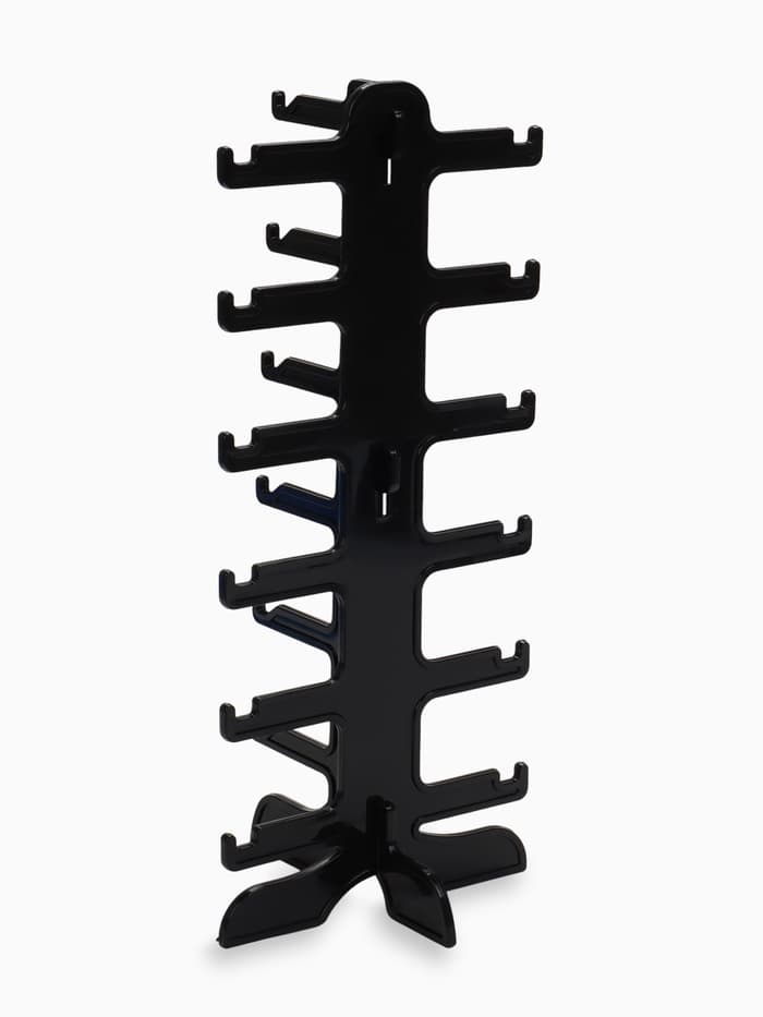 Подставка под очки 6 мест, 16×14.5×35.5 см, чёрная