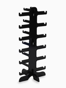 Подставка под очки 6 мест, 16×14.5×35.5 см, чёрная