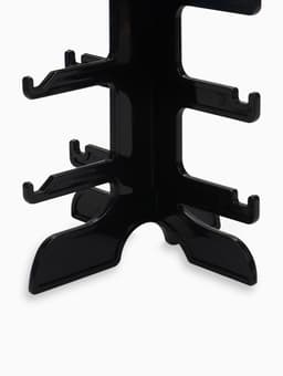 Подставка под очки 6 мест, 16×14.5×35.5 см, чёрная