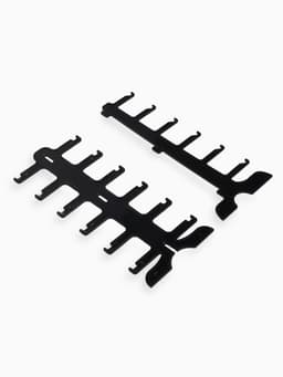 Подставка под очки 6 мест, 16×14.5×35.5 см, чёрная