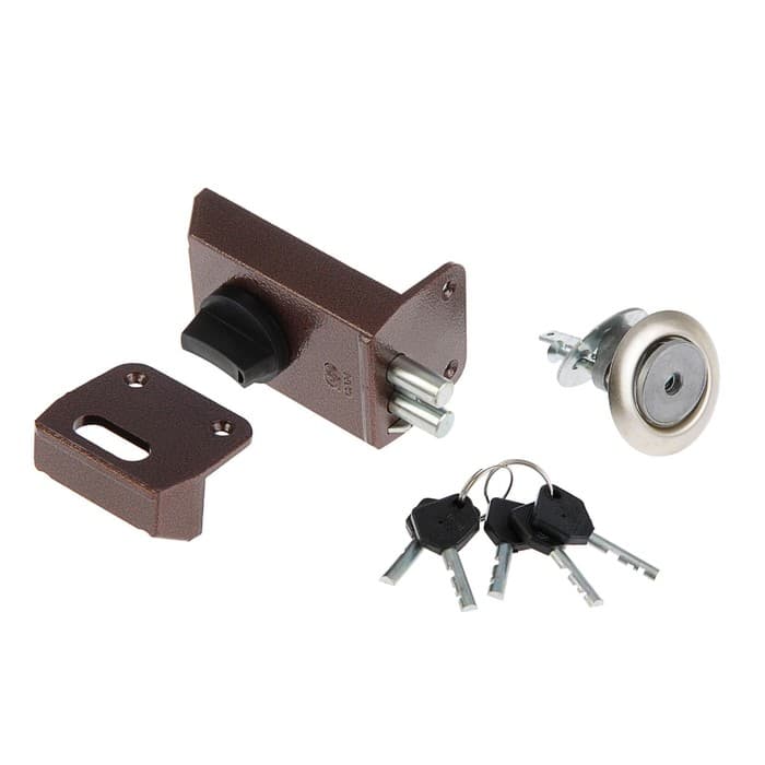 Замок накладной ПРОСАМ ЗНД-1 А/Д (88300), полимерное покрытие