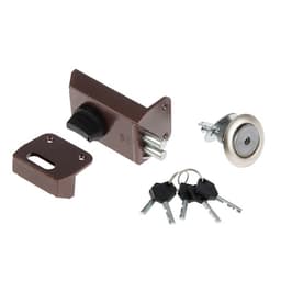 Замок накладной ПРОСАМ ЗНД-1 А/Д (88300), полимерное покрытие