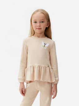 Термоаппликация «Бабочка», 6.7×5 см, фасовка 10 шт., белая