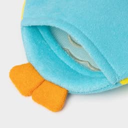 Мочалка варежка детская Доляна «Совушка», для купания, 20 см, МИКС