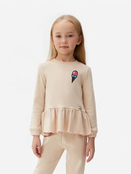 Термоаппликация «Мороженое», 7.2×3.5 см, разноцветная