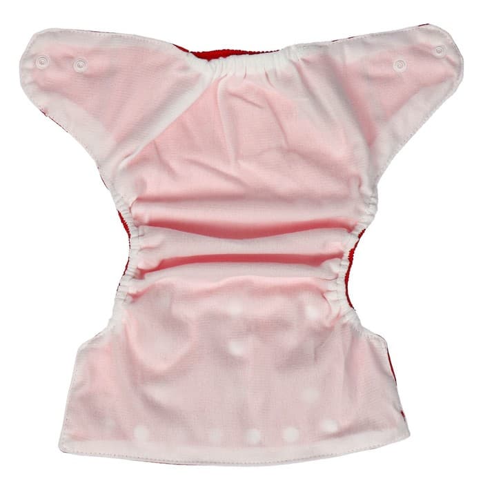 Многоразовый подгузник, 3-8 кг, красный, Крошка Я