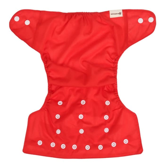 Многоразовый подгузник, 3-8 кг, красный, Крошка Я