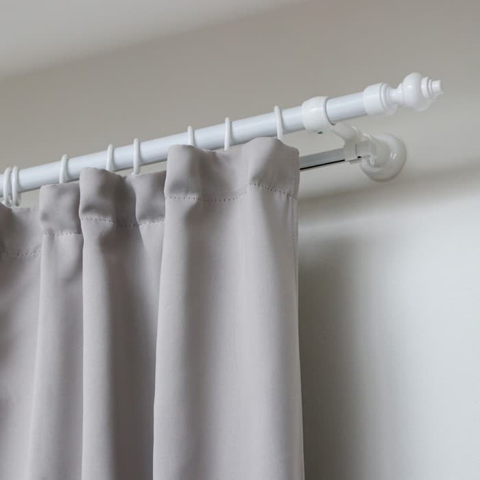 Карниз двухрядный, 200 см, белый