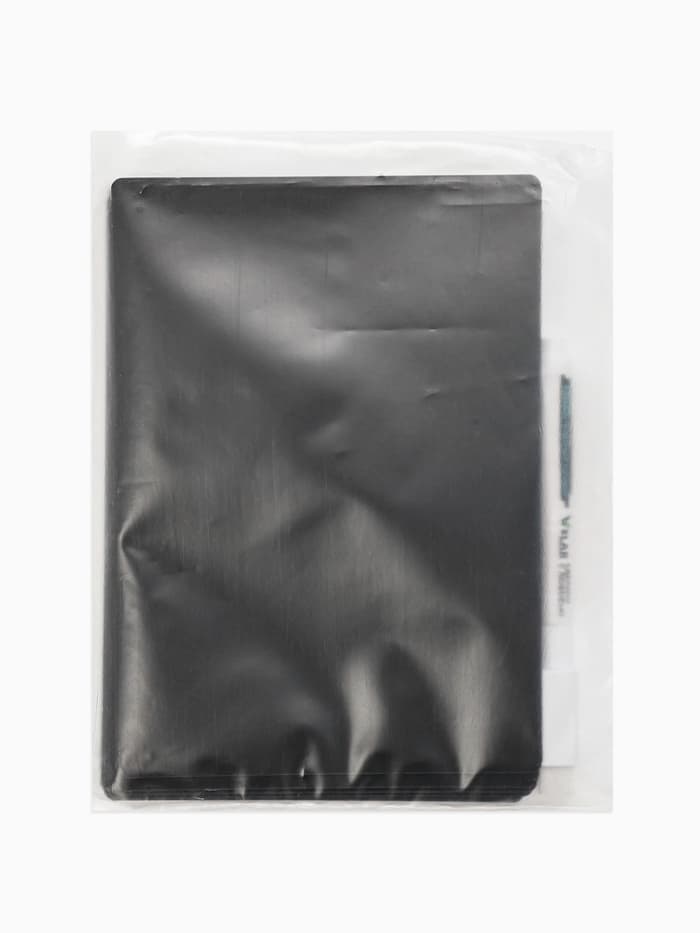 Ценник для надписей меловым маркером, A6, 14.8×0.1×10.5 см, чёрный, ПВХ