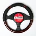 Оплётка руля AUTOPROFI SP-5022 BK (M), материал PU, наполнитель поролон 1 см, цвет чёрный