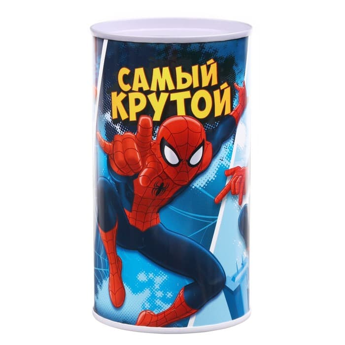 Копилка металлическая, 6.5 см × 6.5 см × 12 см «Самый крутой»