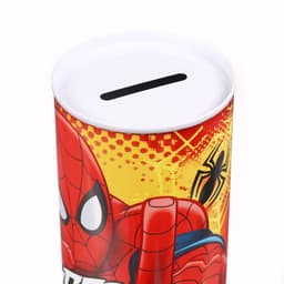 Копилка металлическая, 6.5 см × 6.5 см × 12 см «Супер герой», Человек-паук