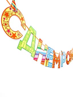 Гирлянда на ленте «С Днём Рождения!», радужная, длина 250 см