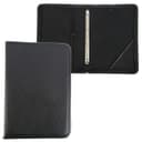 Папка деловая Calligrata «Лайт», искусственная кожа, для бумаг, для офиса, с кольцевым механизмом 4, 360×260×30 мм, чёрная