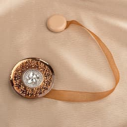 Подхват для штор «Букет», d=6 см, кофейный