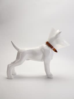 Ветеринарный воротник с креплением на ошейник, ОШ 13-28.5 см, высота 15 см, без ошейника