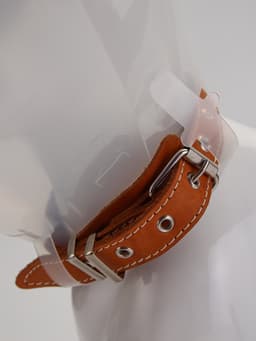 Ветеринарный воротник с креплением на ошейник, ОШ 13-28.5 см, высота 15 см, без ошейника