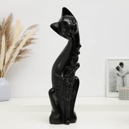 Копилка для денег «Кошка», чёрная, 49 см