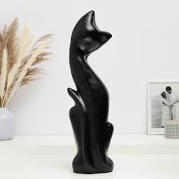 Копилка для денег «Кошка», чёрная, 49 см