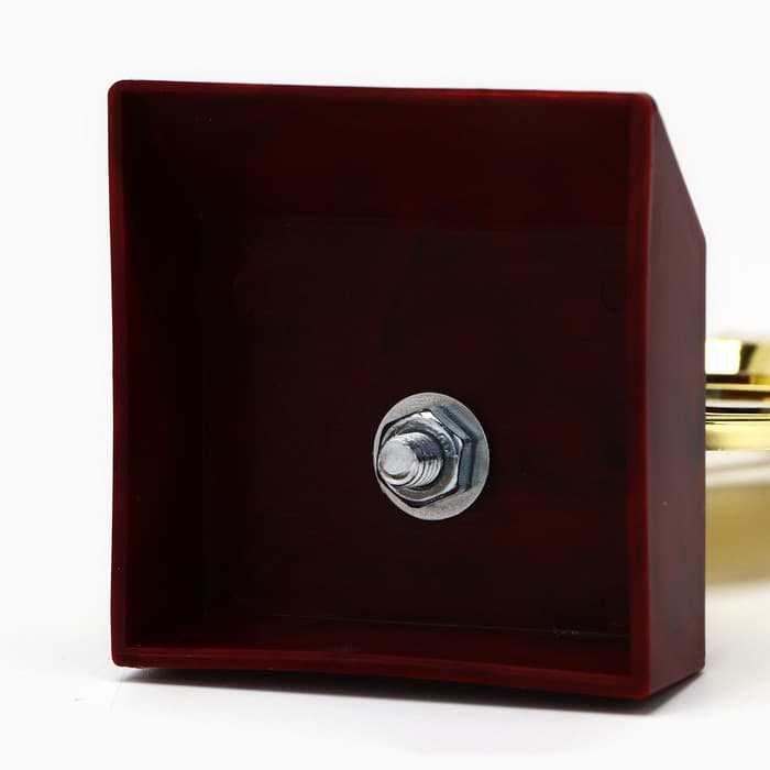 Кубок, наградная фигура «Звезда с человеком», красная подставка, 15 см