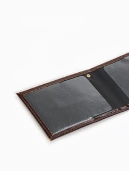 Обложка на удостоверение, с гербом РФ, коричневая