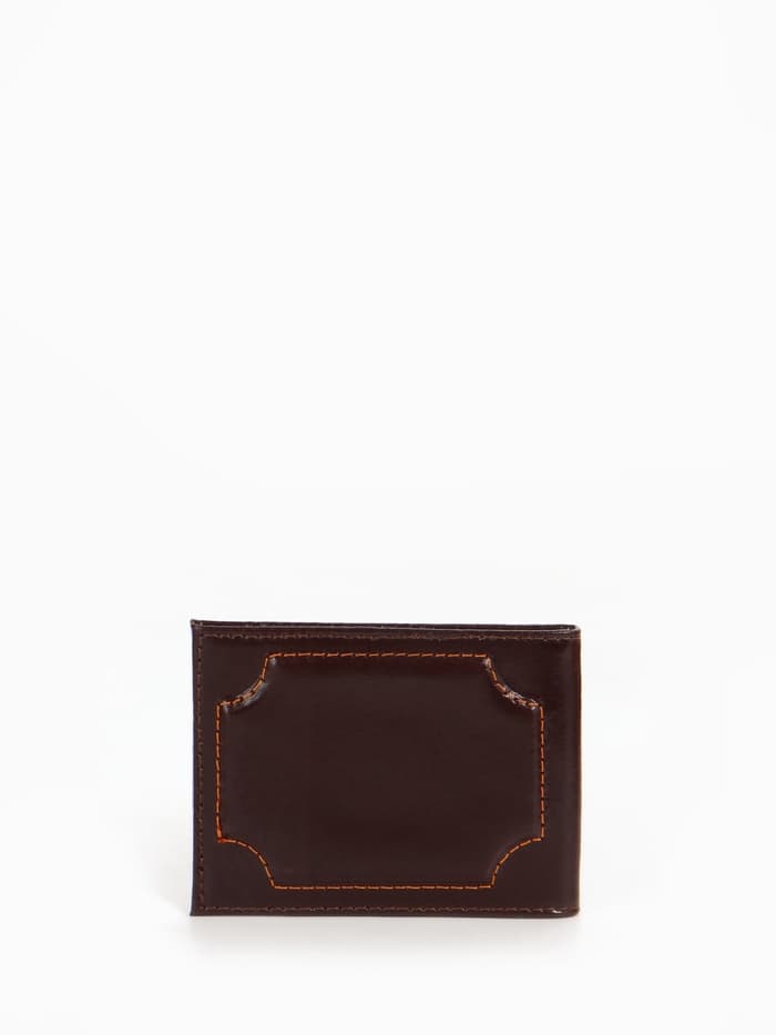 Обложка на удостоверение, с гербом РФ, коричневая