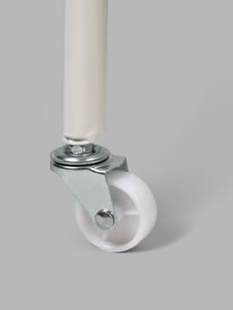 Столик косметолога 52×32×80, на колеса×, 3 полки, белый (РИСУНОК НА СТЕКЛЕ МИКС)