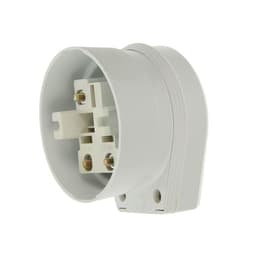 Разъем для плиты Smartbuy РШ-ВШ, 2P+PE, ОУ, 240 В, 32 А, пластик, белый