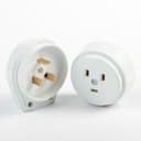 Разъем для плиты Smartbuy РШ-ВШ, 2P+PE, ОУ, 240 В, 32 А, пластик, белый