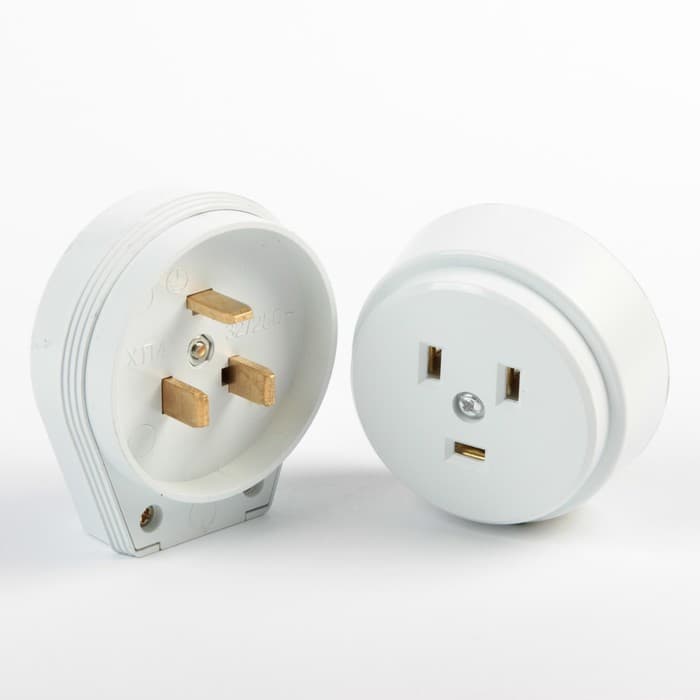 Разъем для плиты Smartbuy РШ-ВШ, 2P+PE, ОУ, 240 В, 32 А, пластик, белый