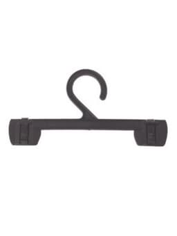 Вешалка для брюк 16.5×9 см (фасовка 5 шт.), чёрная