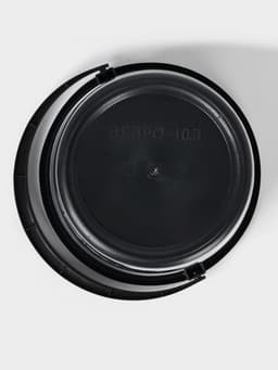 Ведро хозяйственное, 10 л, d=29 см, h=28 см, пластик, чёрное