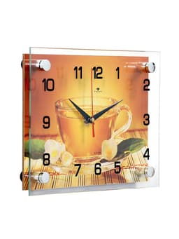 Часы настенные: Кухня, «Чай», бесшумные, 20×26 см