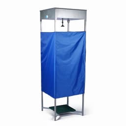 Душ дачный, 80×80×250 см, тент, бак антикоррозийный, 128 л, без ЭВН