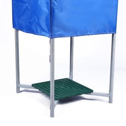 Душ дачный, 80×80×250 см, тент, бак антикоррозийный, 128 л, без ЭВН