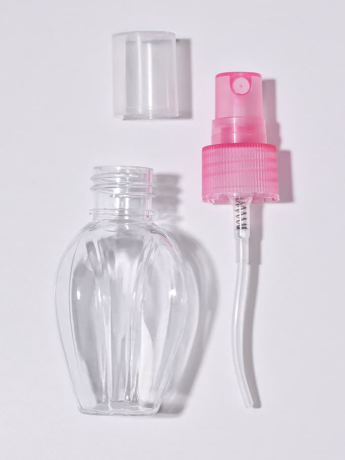 Бутылочка для хранения, с распылителем, 45 мл, МИКС, прозрачная