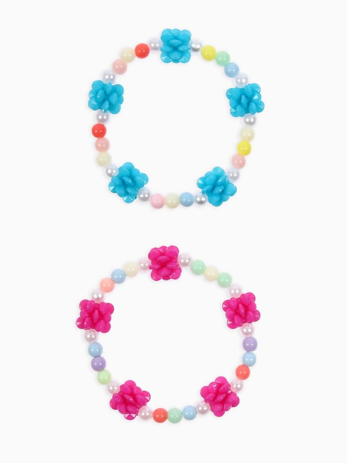 Браслет детский «Выбражулька. Пионы», d=6 см, МИКС