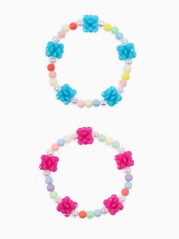 Браслет детский «Выбражулька. Пионы», d=6 см, МИКС