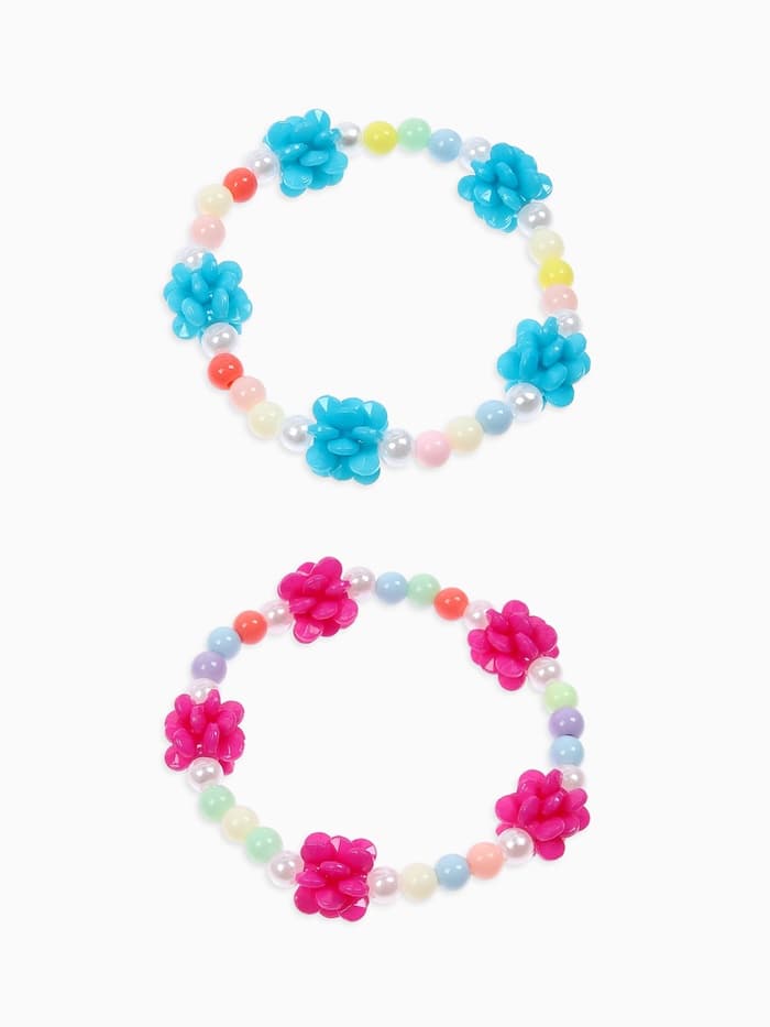 Браслет детский «Выбражулька. Пионы», d=6 см, МИКС