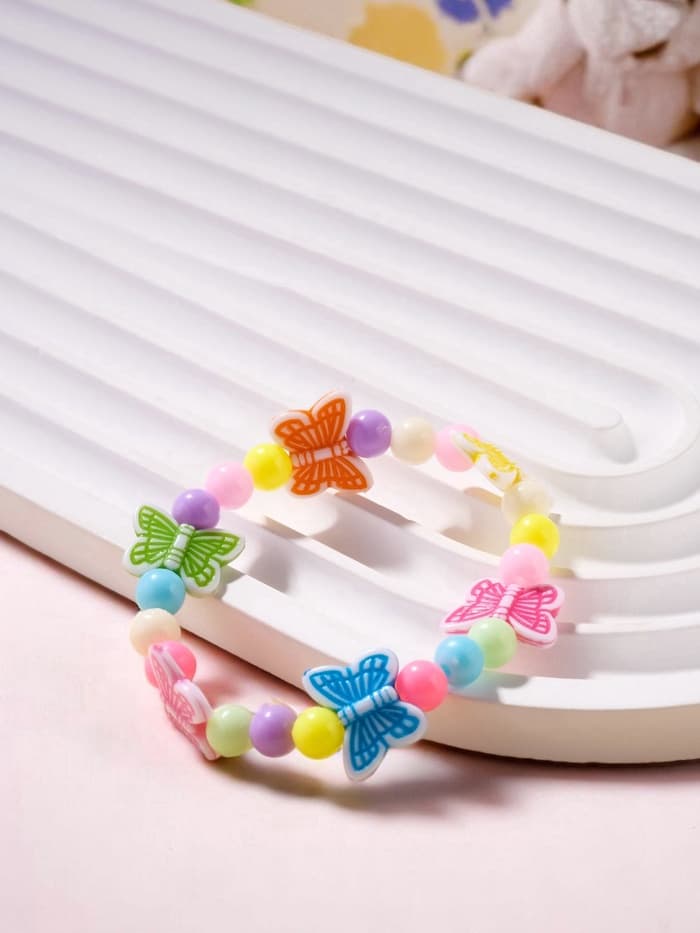 Браслет детский «Выбражулька. Бабочки порхающие», d=6 см, МИКС