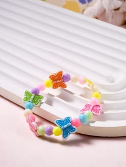 Браслет детский «Выбражулька. Бабочки порхающие», d=6 см, МИКС